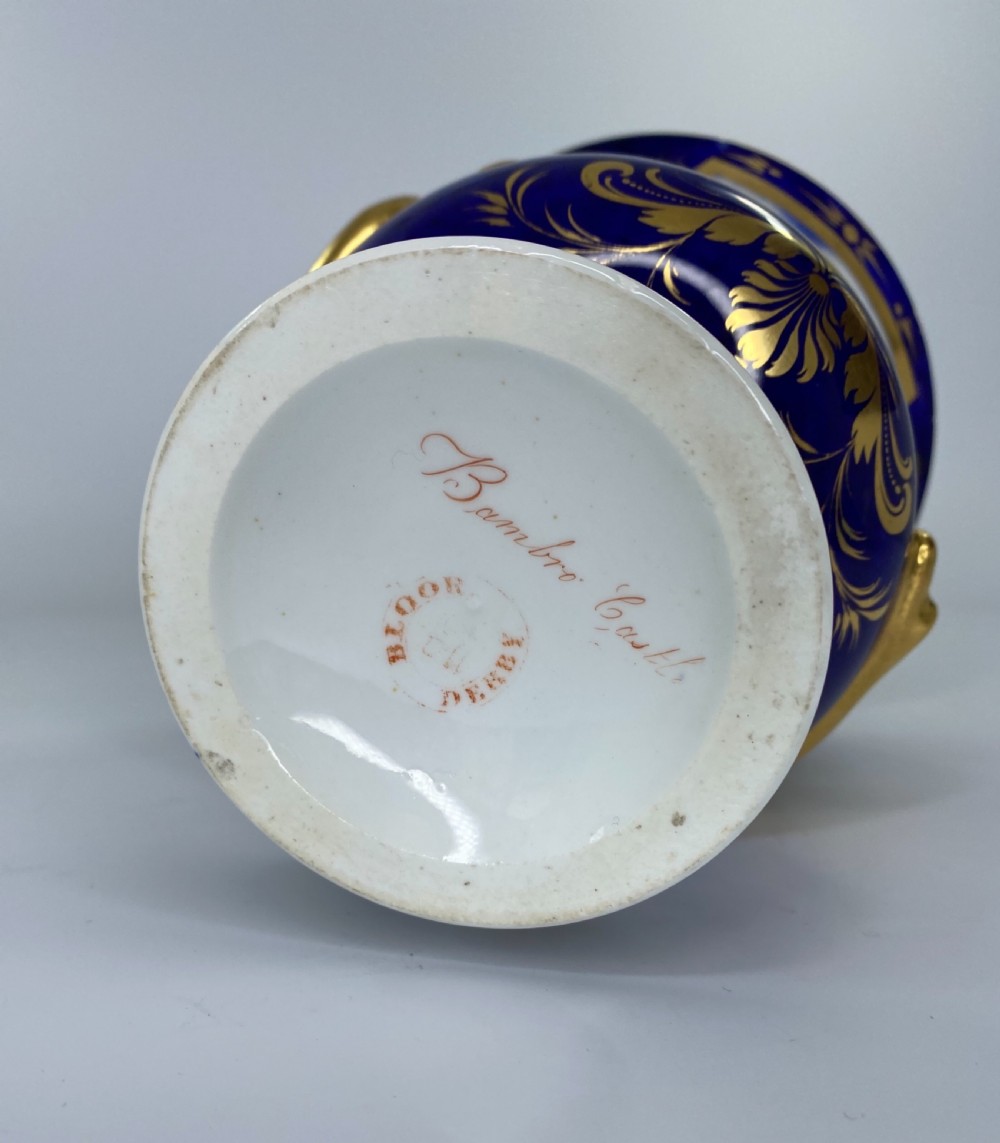 Derby porcelain garniture. Bloor Period, c. 1830. View XIII