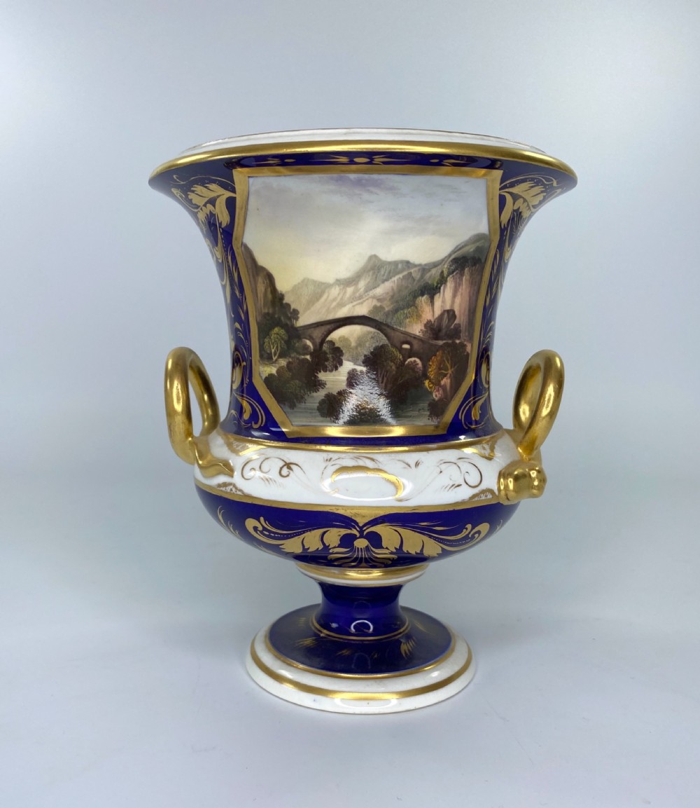 Derby porcelain garniture. Bloor Period, c. 1830. View XIV