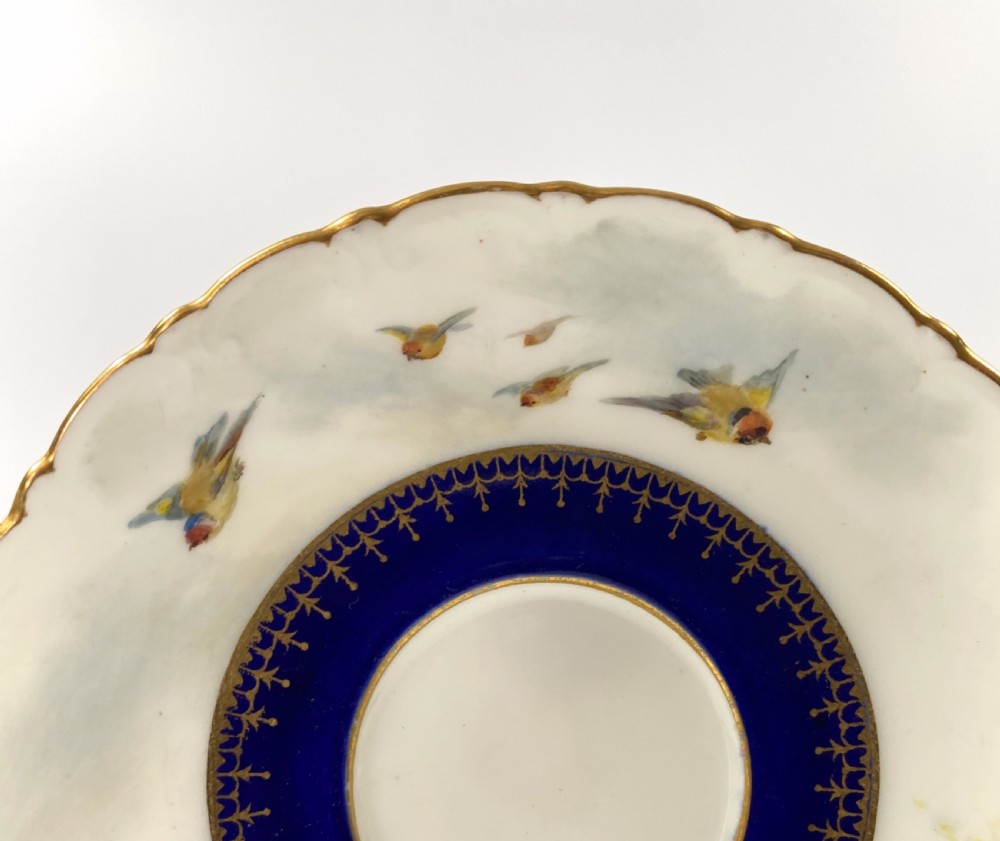 Royal China Works Worcester cup and saucer, dated 1902. View III