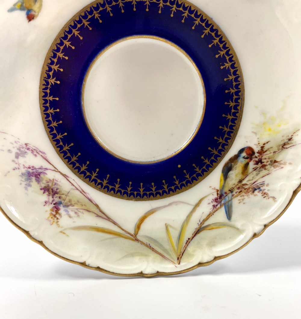 Royal China Works Worcester cup and saucer, dated 1902. View IV