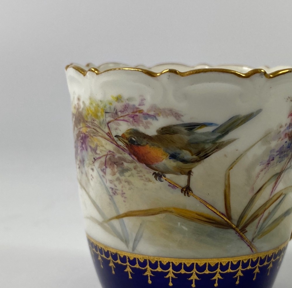 Royal China Works Worcester cup and saucer, dated 1902. View V