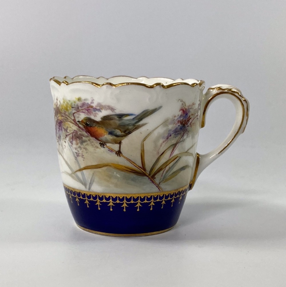 Royal China Works Worcester cup and saucer, dated 1902. View VI