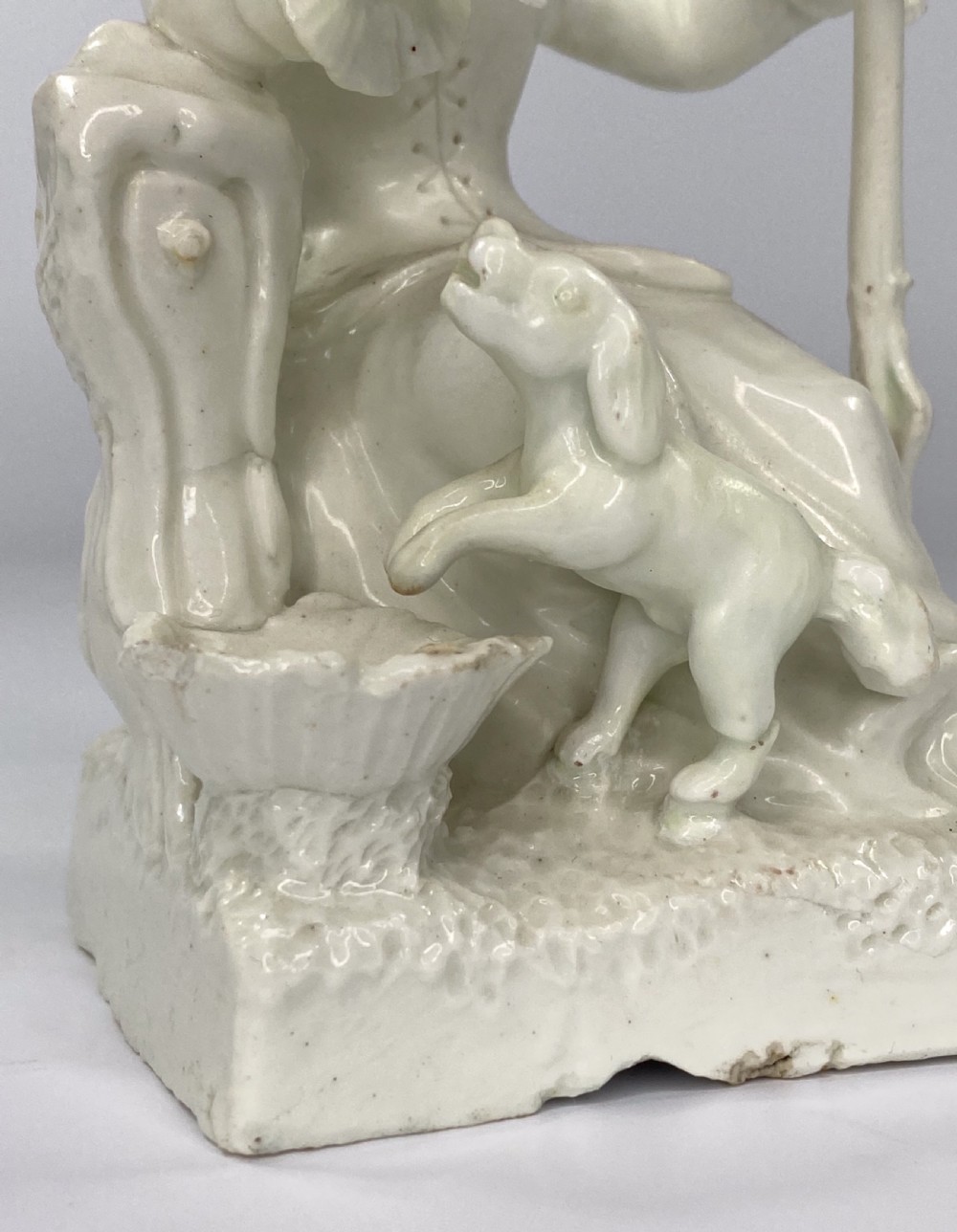 Rare Bow porcelain Huntress, c. 1750. View VII