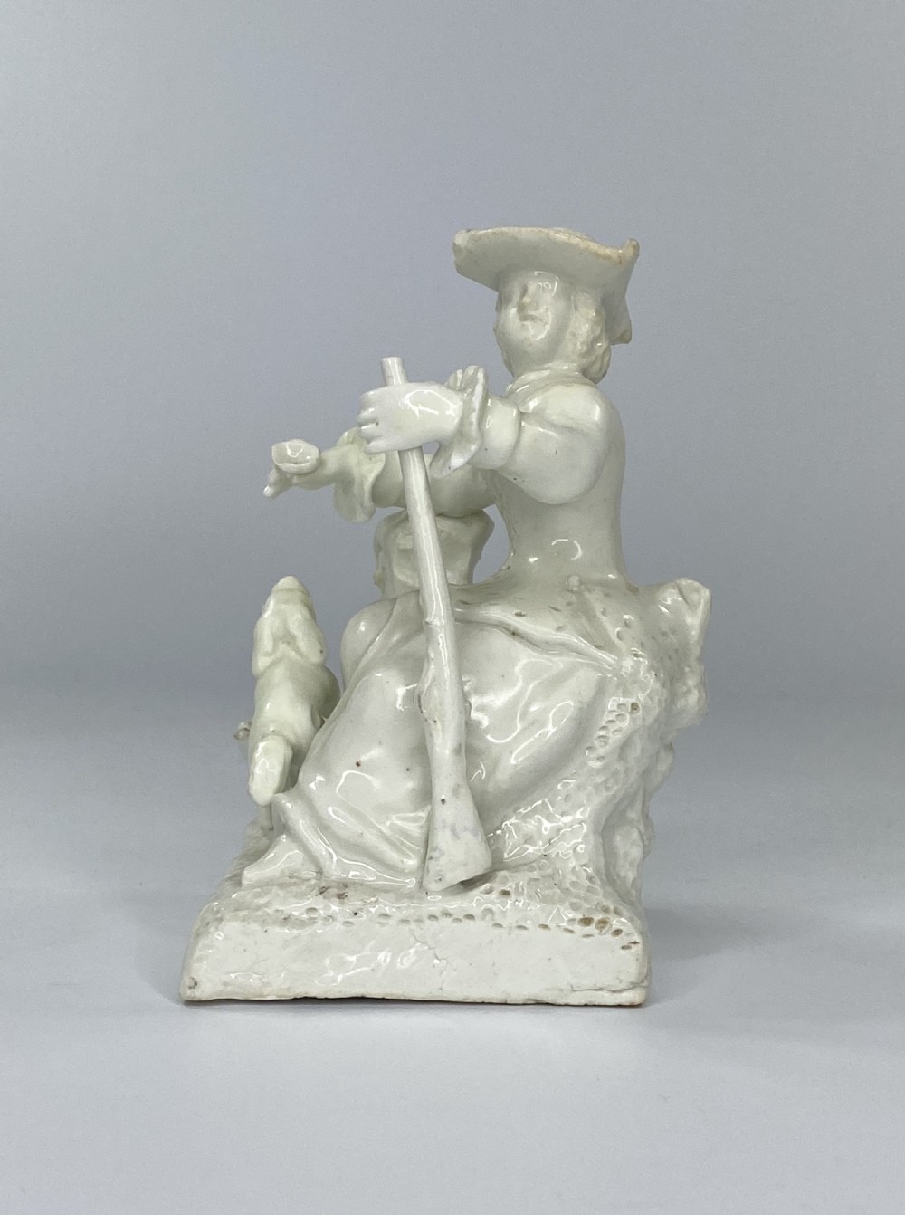 Rare Bow porcelain Huntress, c. 1750. View XII