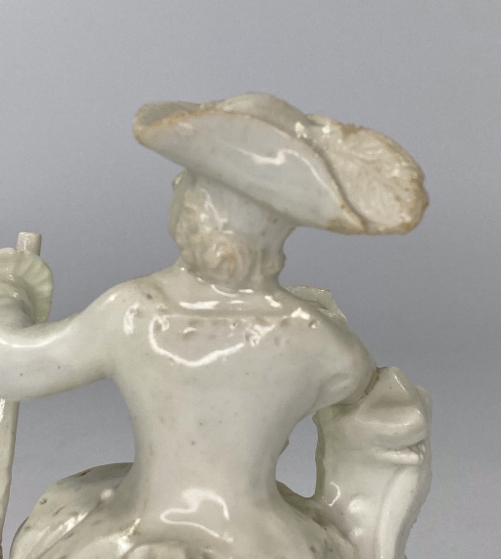 Rare Bow porcelain Huntress, c. 1750. View XIII
