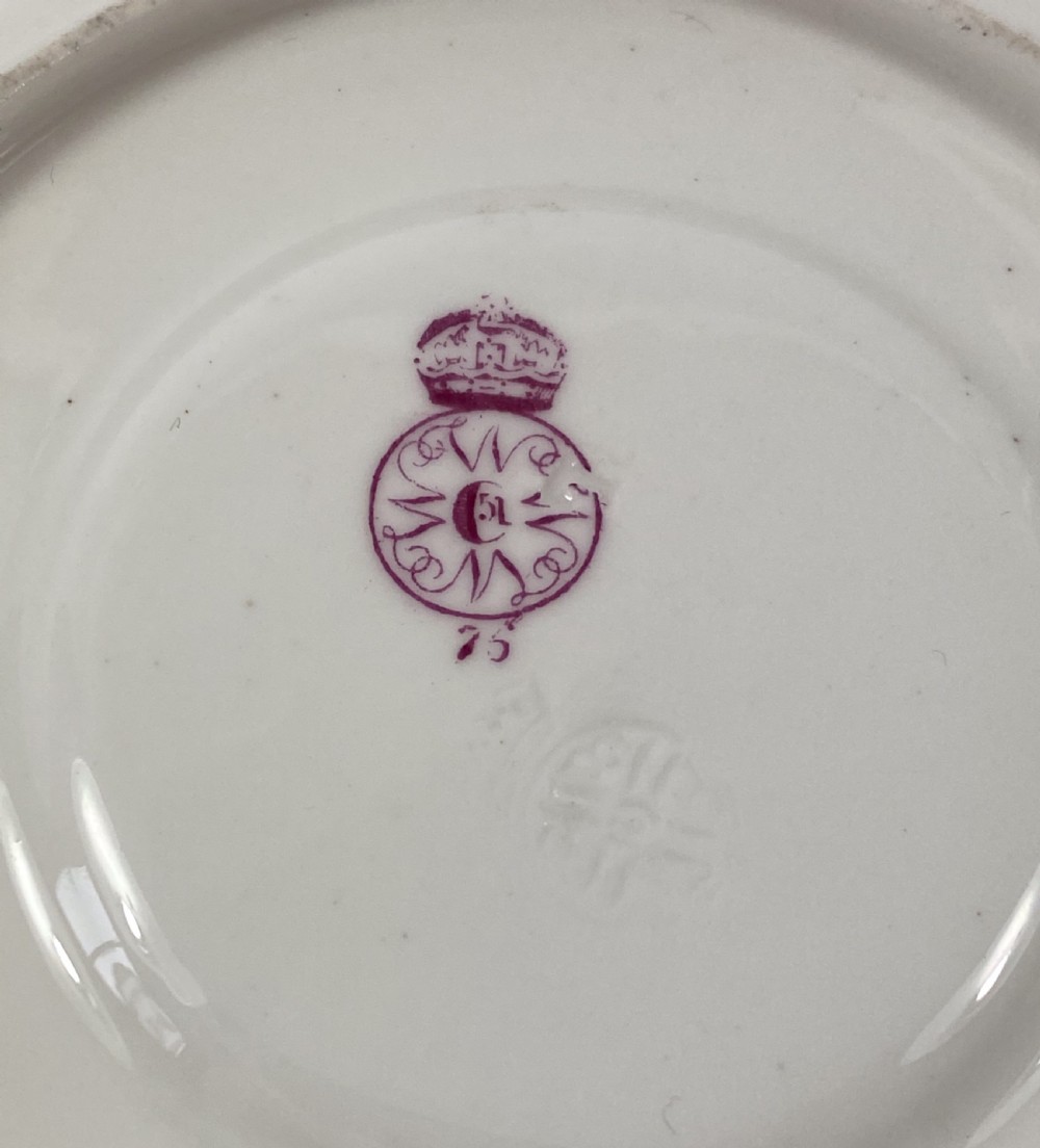 Royal Worcester ‘Jewelled’ cup and saucer, dated 1876. View VI