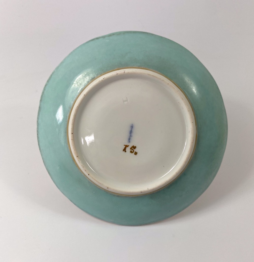 Berlin porcelain chocolate cup & trembleuse, c. 1770. View VIII