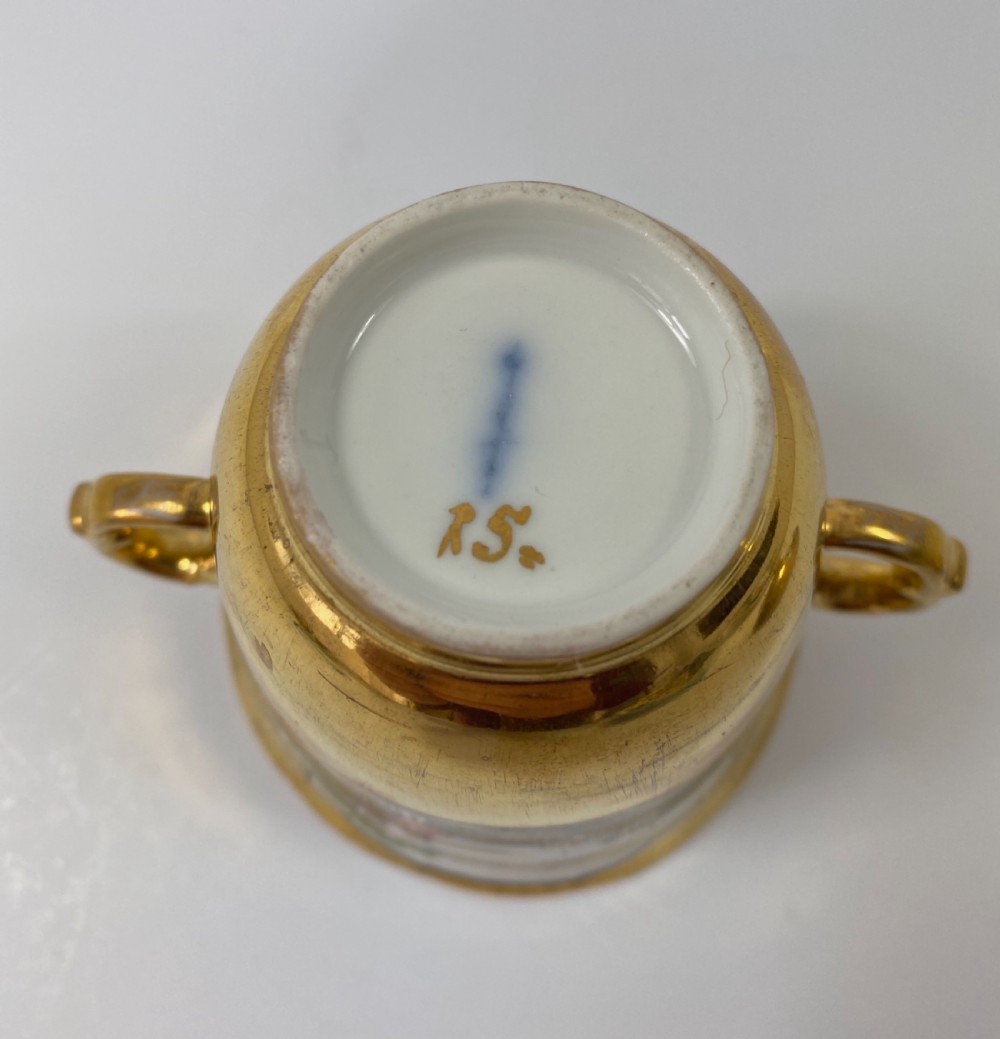 Berlin porcelain chocolate cup & trembleuse, c. 1770. View XVIII