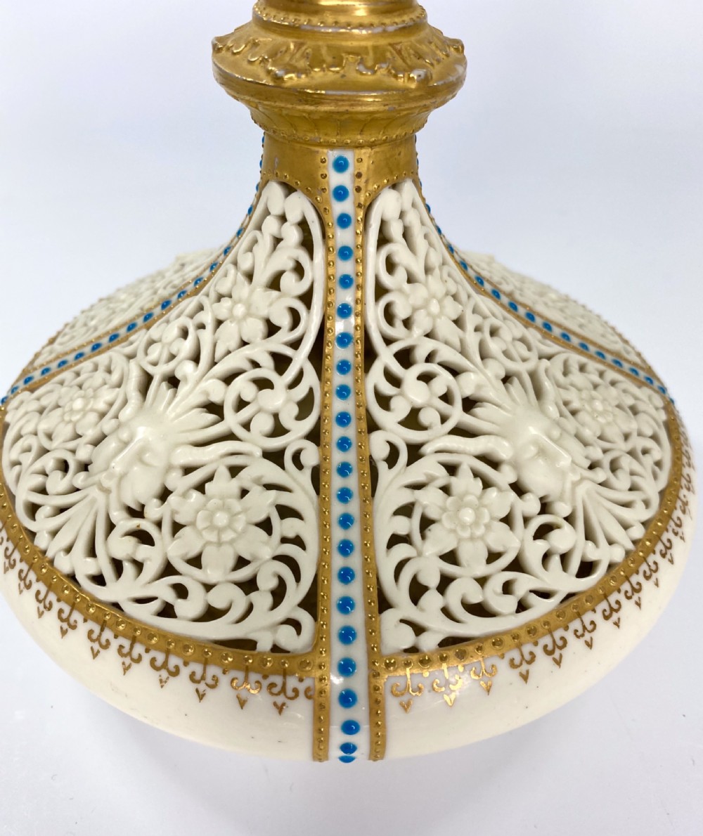 Royal China Works, Worcester porcelain vases, c. 1890. View VII