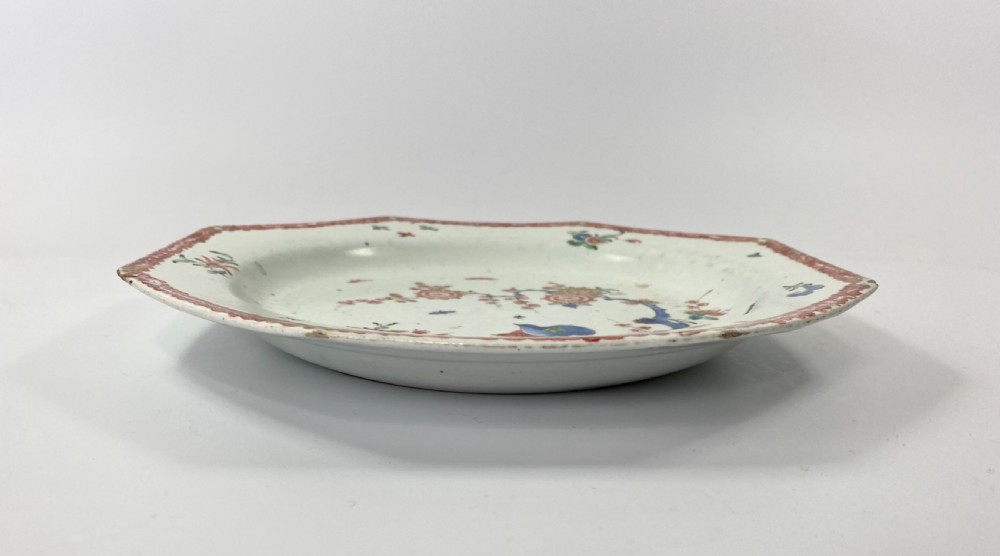 Bow porcelain plate. ‘Kakiemon Two Quail’, c. 1755. View V