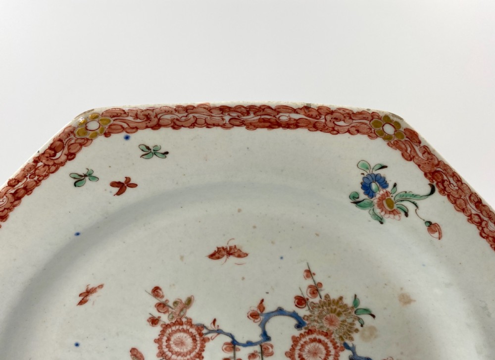 Bow porcelain plate. ‘Kakiemon Two Quail’, c. 1755. View VII