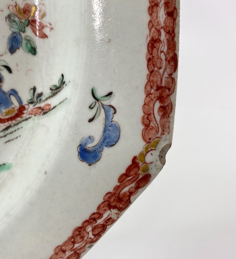 Bow porcelain plate. ‘Kakiemon Two Quail’, c. 1755. View VIII