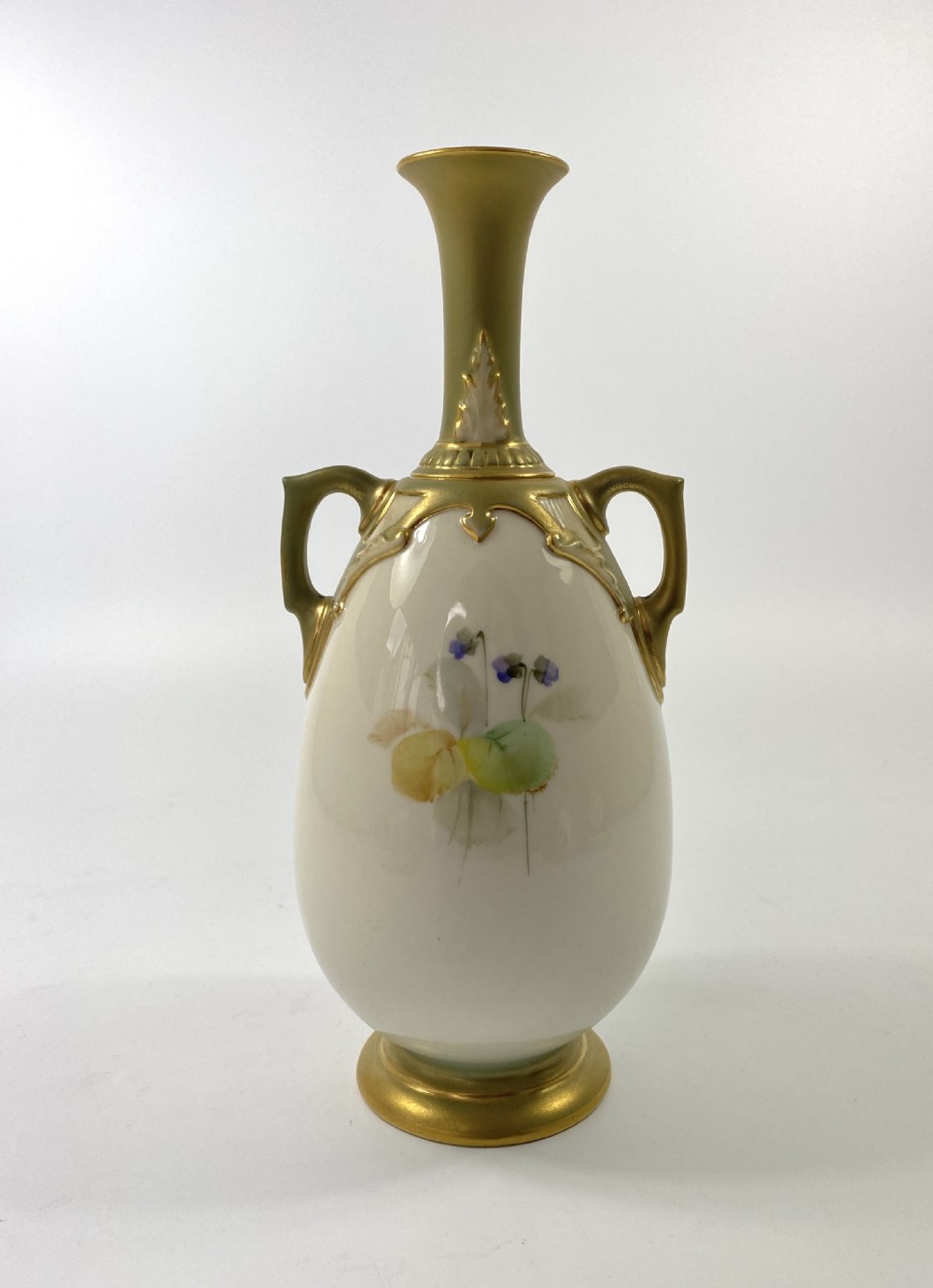 Royal Worcester vases, by George Cole, d. 1908. View VIII