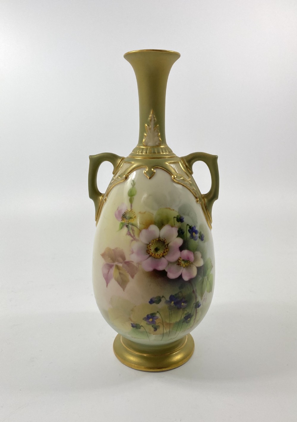 Royal Worcester vases, by George Cole, d. 1908. View XI