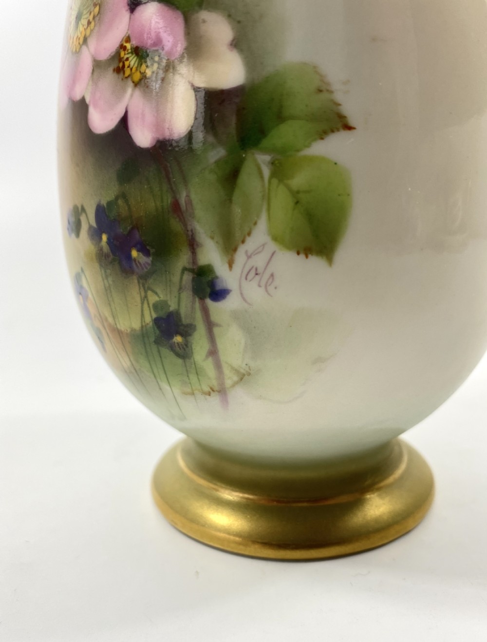 Royal Worcester vases, by George Cole, d. 1908. View XIII