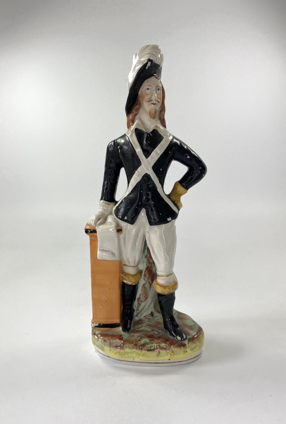 Staffordshire figure, King Charles I, c. 1860.