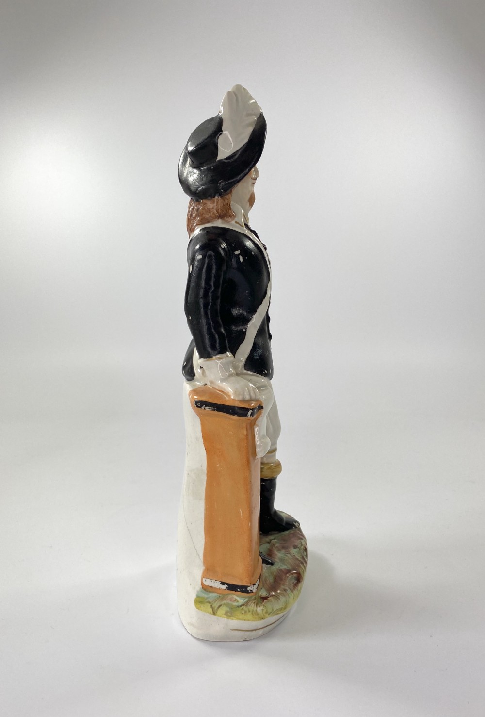 Staffordshire figure, King Charles I, c. 1860. View III