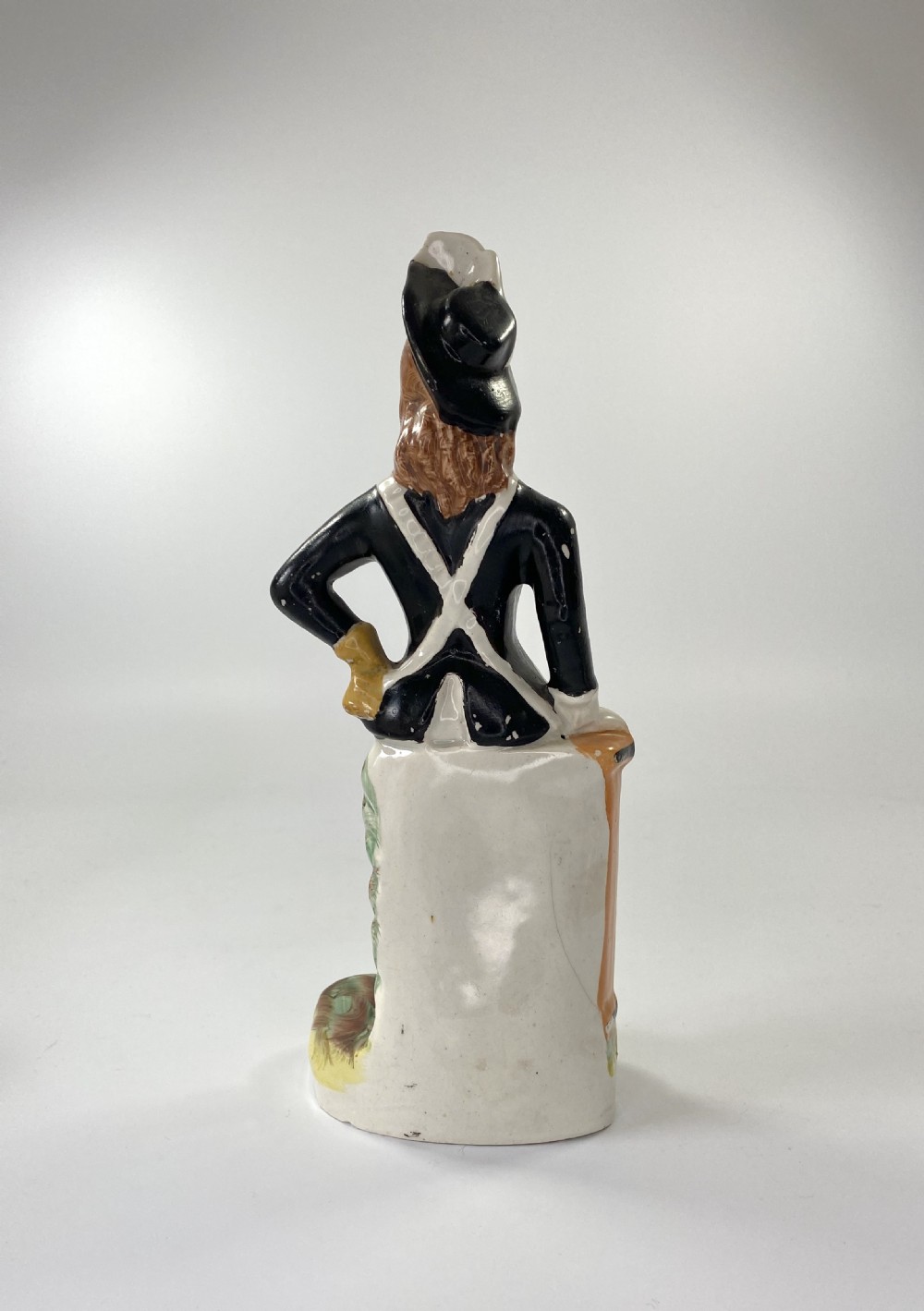 Staffordshire figure, King Charles I, c. 1860. View IV