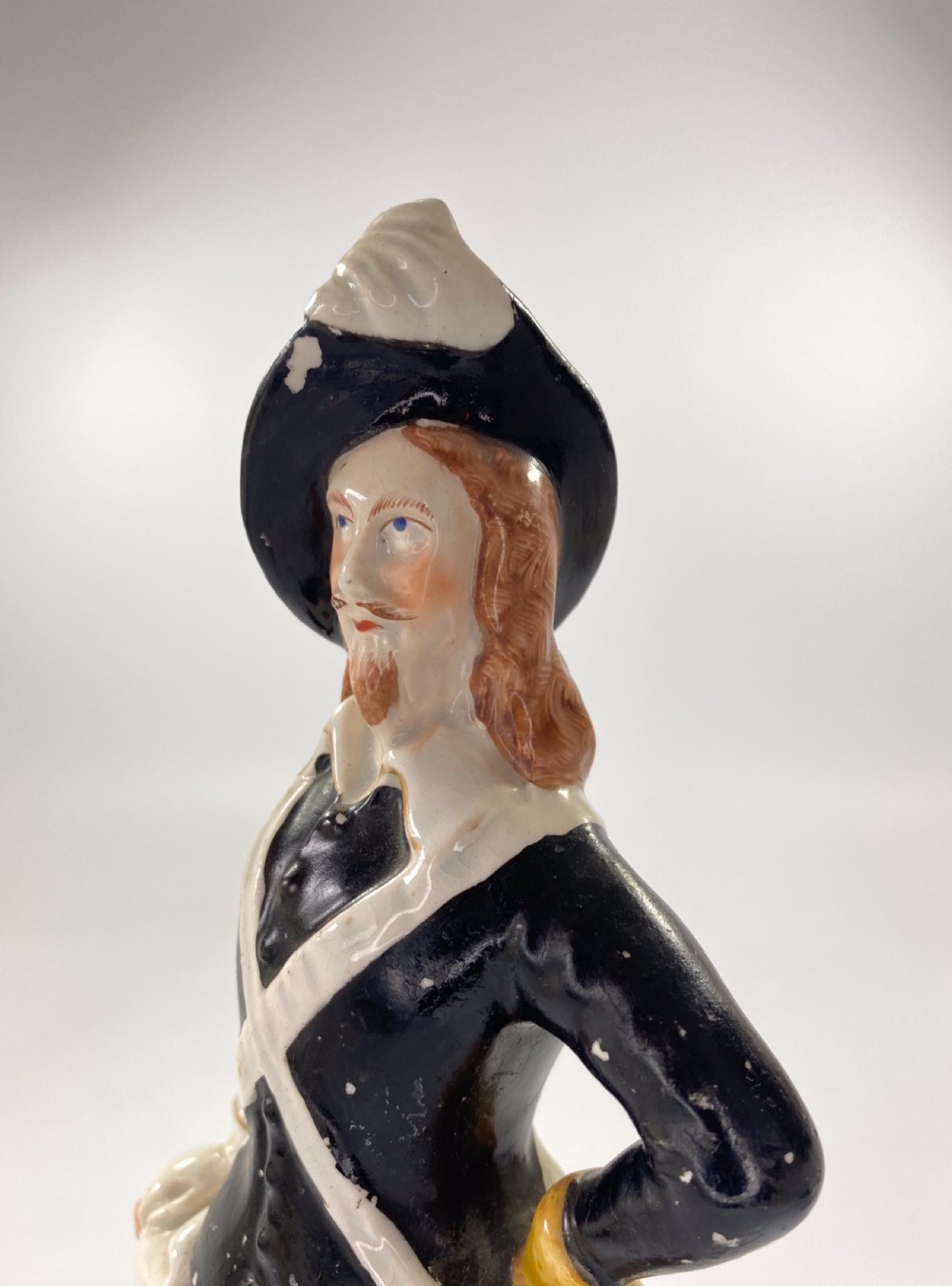 Staffordshire figure, King Charles I, c. 1860. View VI