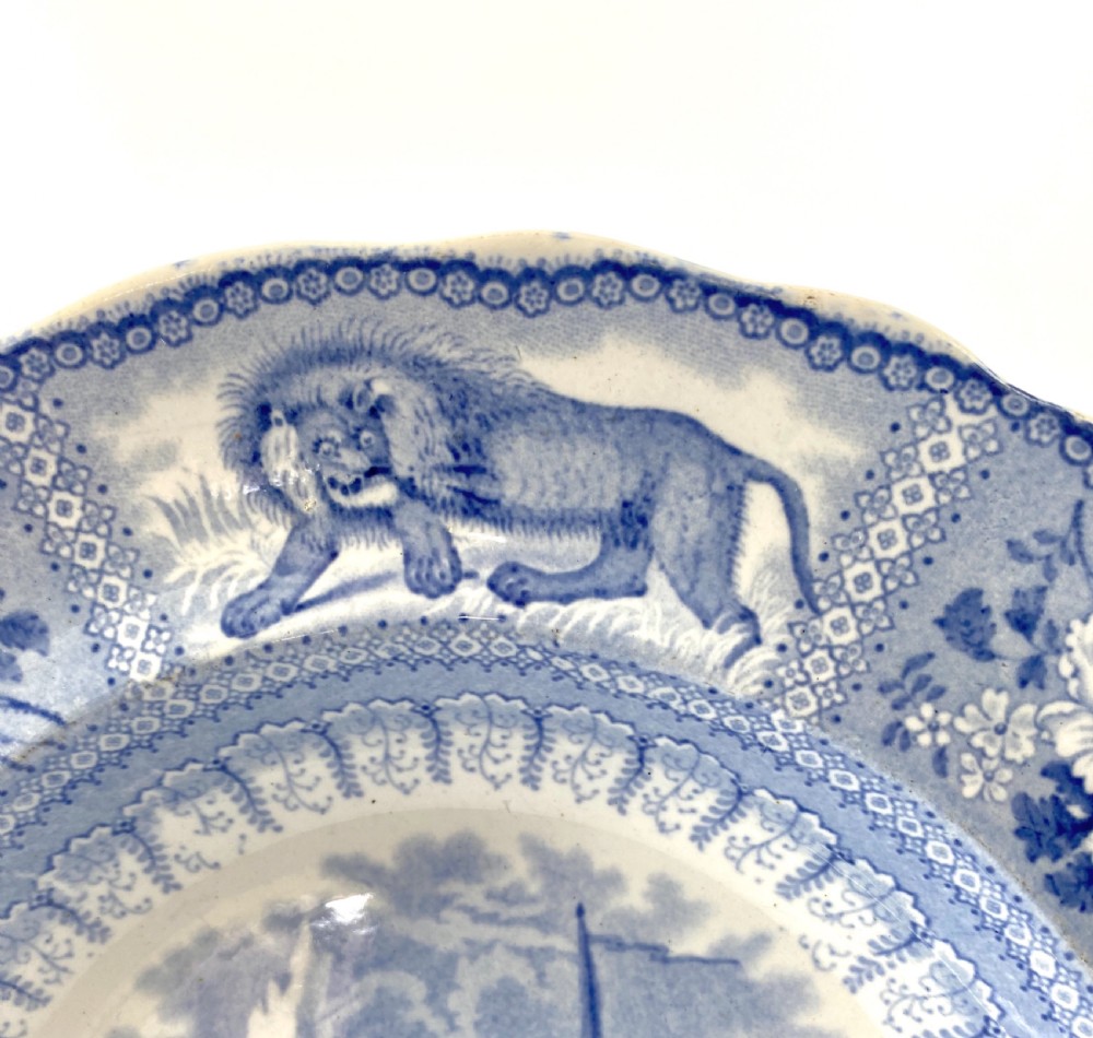 Staffordshire ‘Arctic Scenery dish, c. 1835. View IV