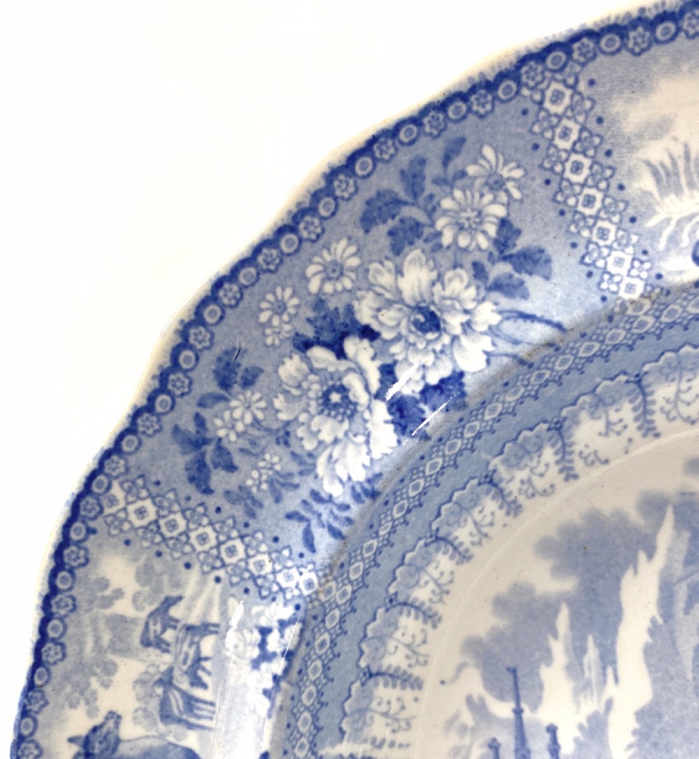 Staffordshire ‘Arctic Scenery dish, c. 1835. View IX