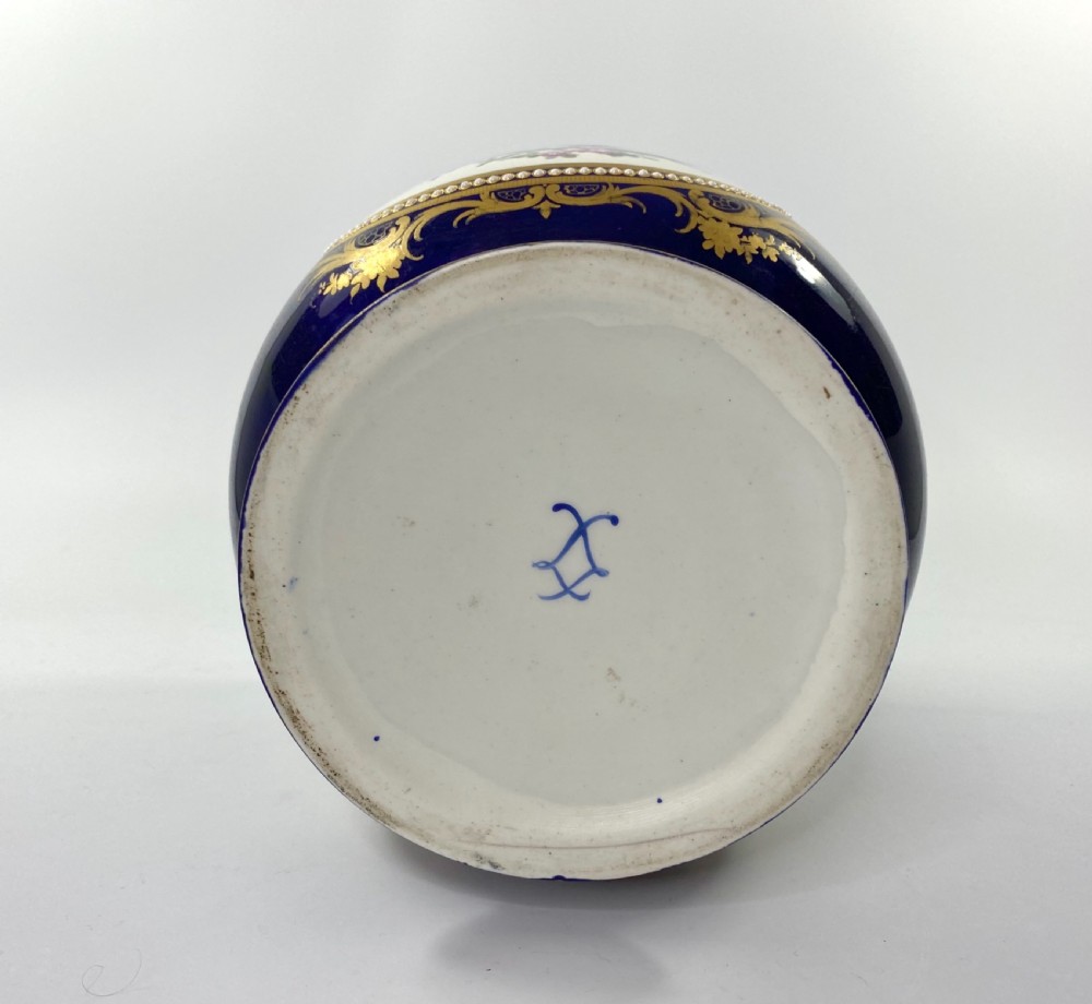 ‘Sevres’ porcelain jewelled cache pot, c. 1870. View VIII