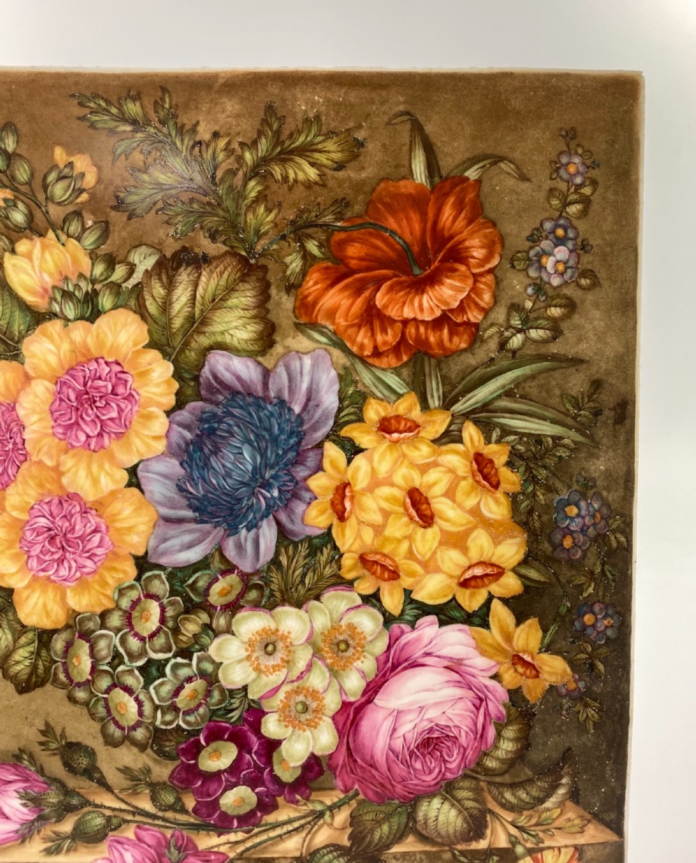 Derby porcelain plaque. James Rouse Senior, dated 1885. View II