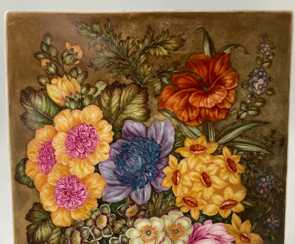 Derby porcelain plaque. James Rouse Senior, dated 1885. View VI
