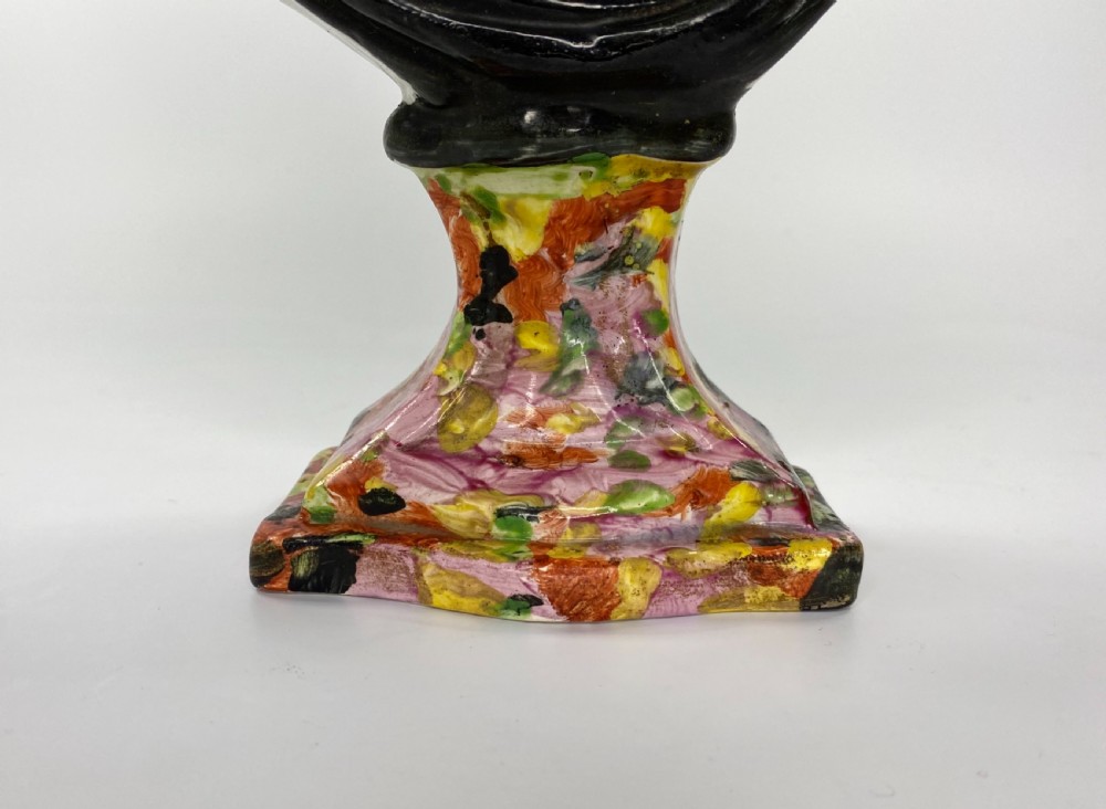 Staffordshire pottery bust,  ‘John Wesley’, c. 1830. View VIII