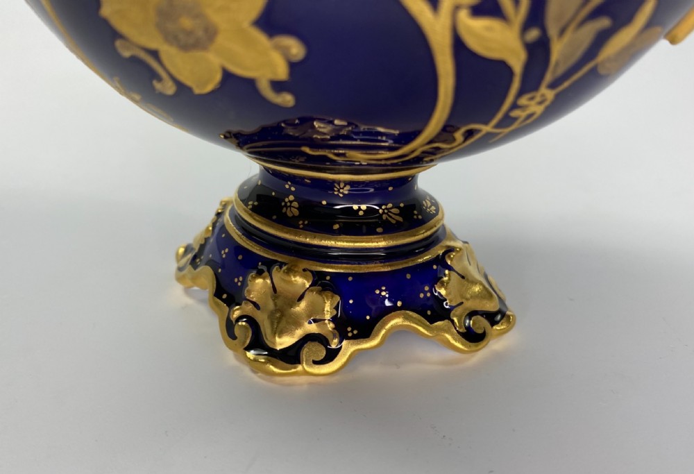 Royal Crown Derby vase & cover, d. 1912. View VIII
