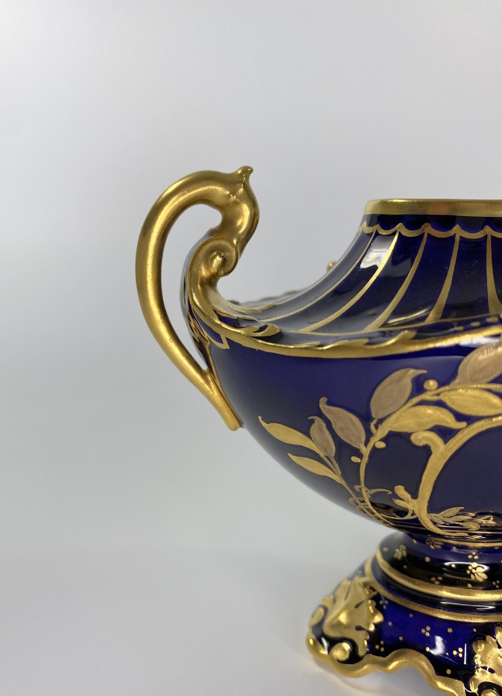 Royal Crown Derby vase & cover, d. 1912. View X