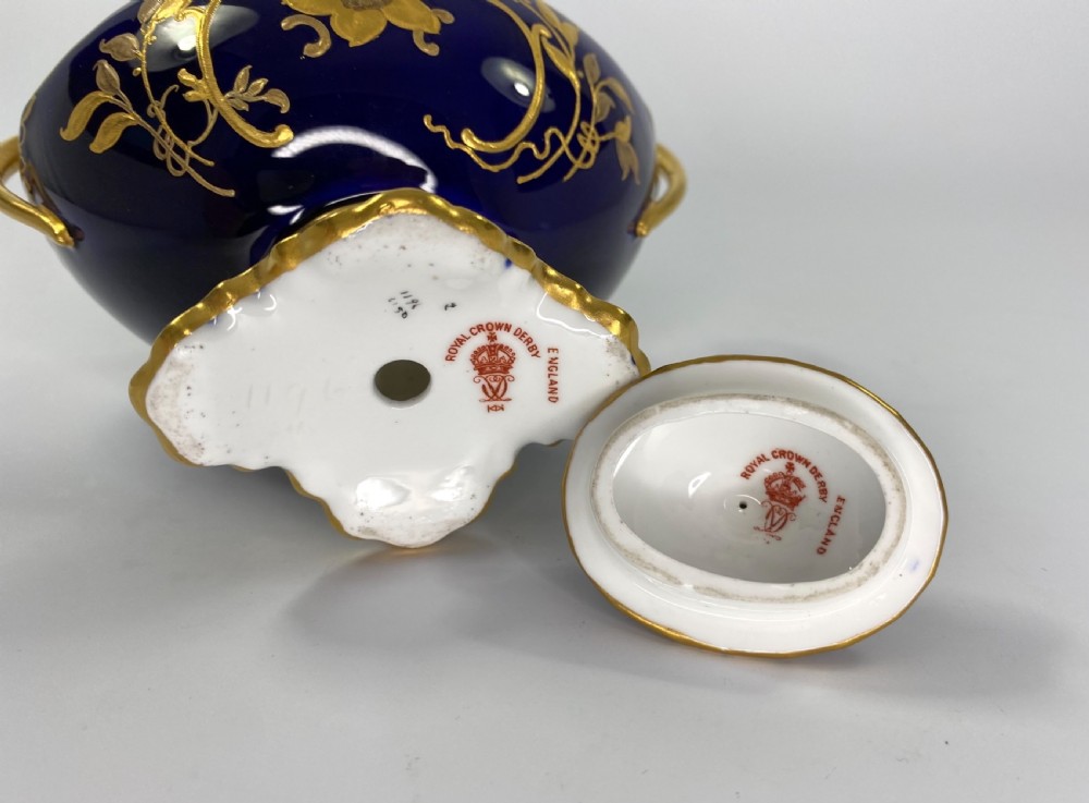 Royal Crown Derby vase & cover, d. 1912. View XI