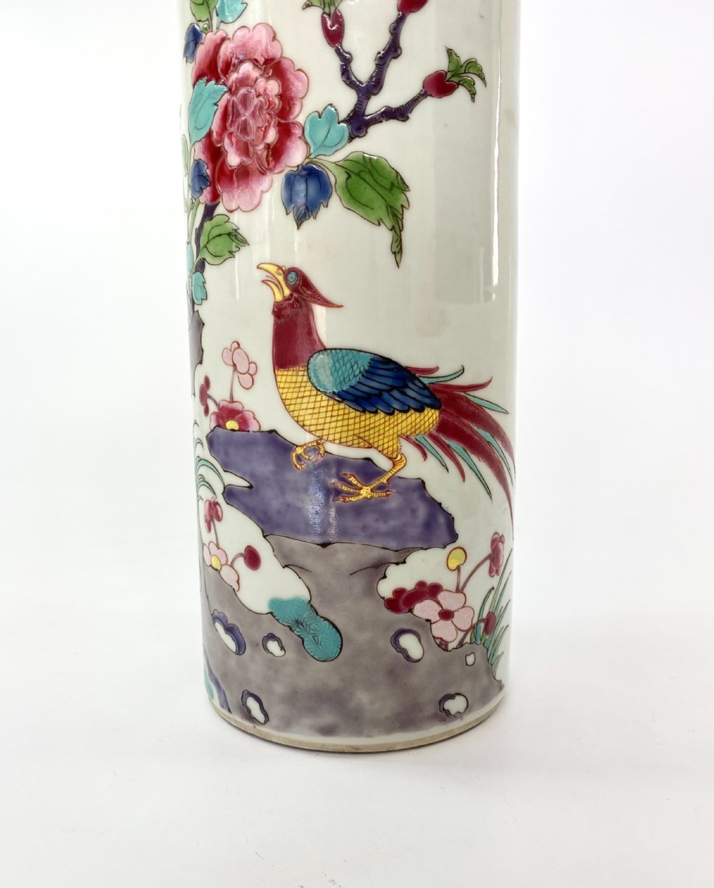 Chinese porcelain spill vase, c. 1890. View III