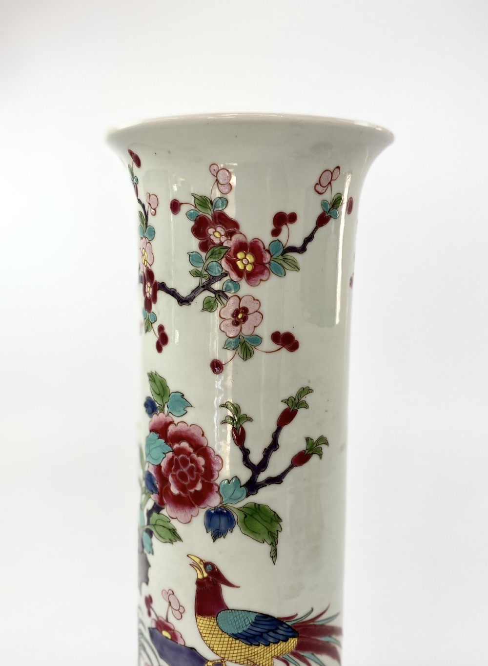 Chinese porcelain spill vase, c. 1890. View VII