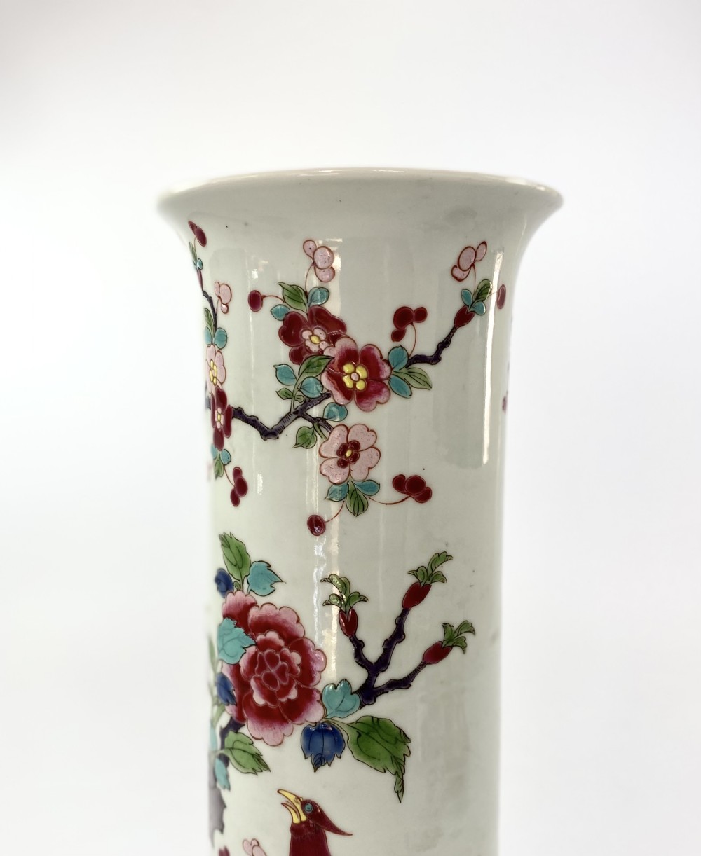 Chinese porcelain spill vase, c. 1890. View VIII