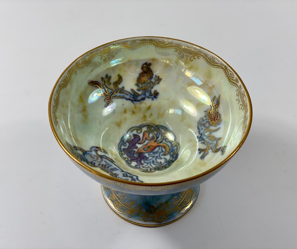 Wedgwood lustre pedestal bowl, c. 1930. View IV