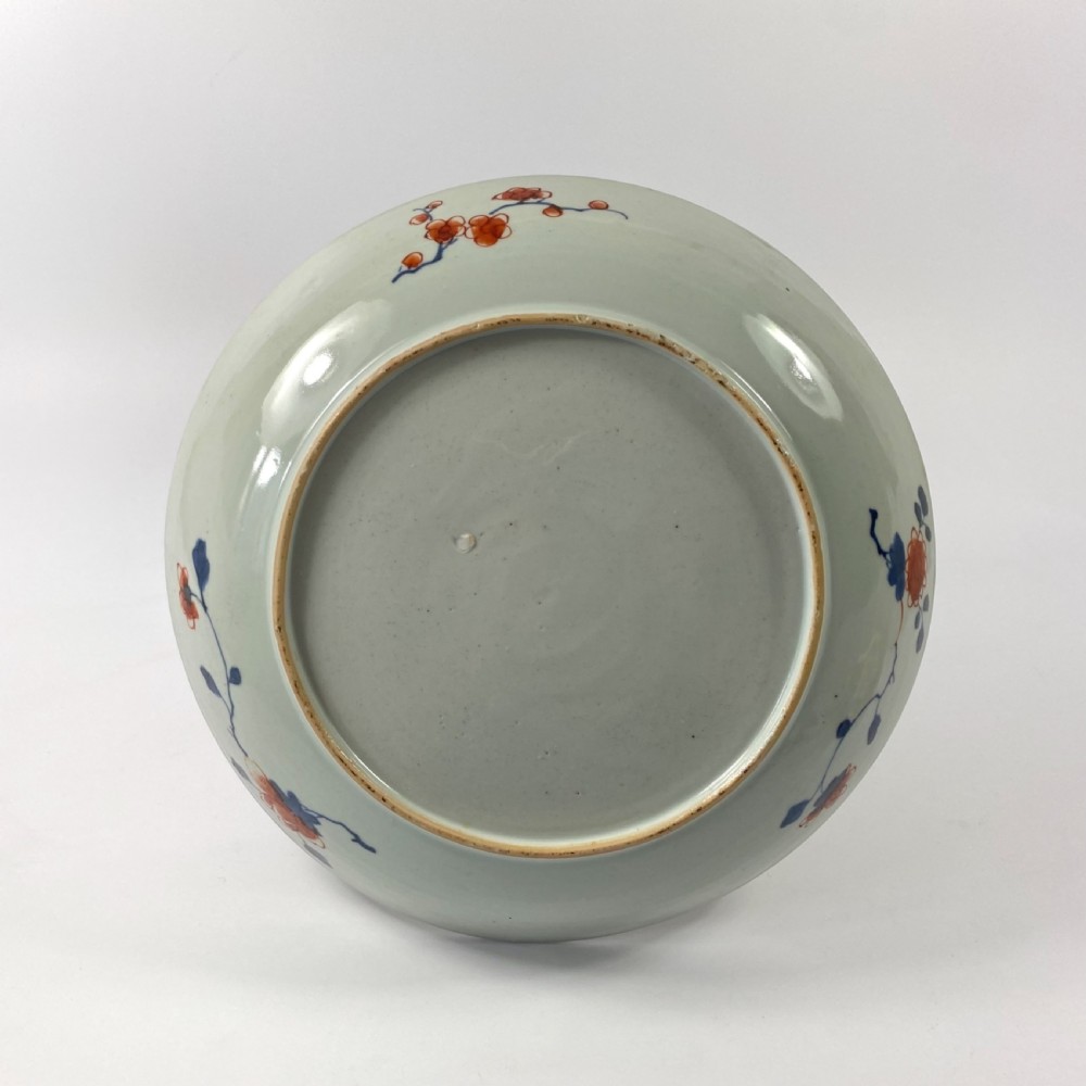 Chinese Imari large porcelain saucer dish, c. 1720. View VIII