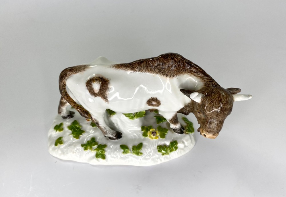 Meissen porcelain Bison, c. 1890. View V