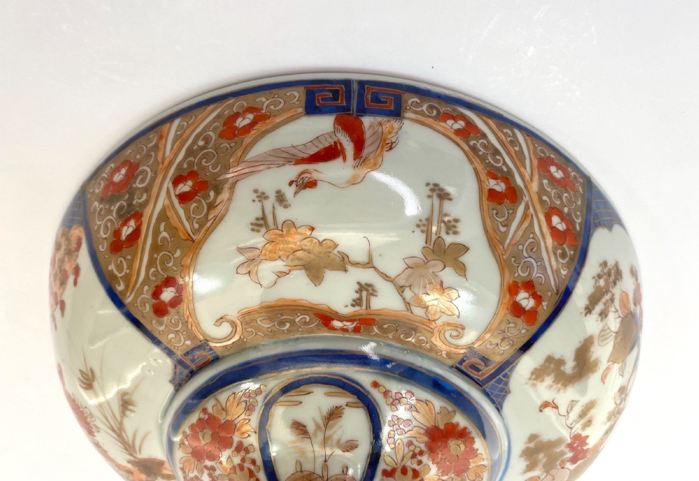 Japanese Imari large stand, c. 1890. Meiji Period. View X