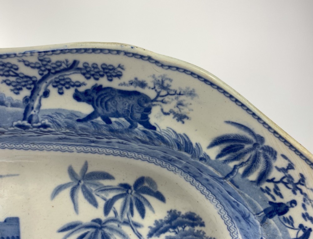 Spode ‘Caramanian’ meat plate, c. 1815. View V