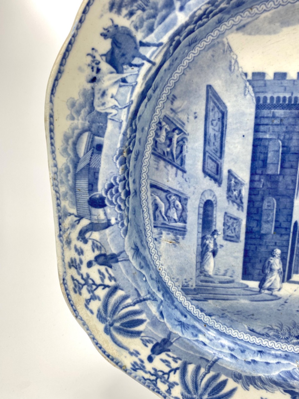 Spode ‘Caramanian’ meat plate, c. 1815. View VI
