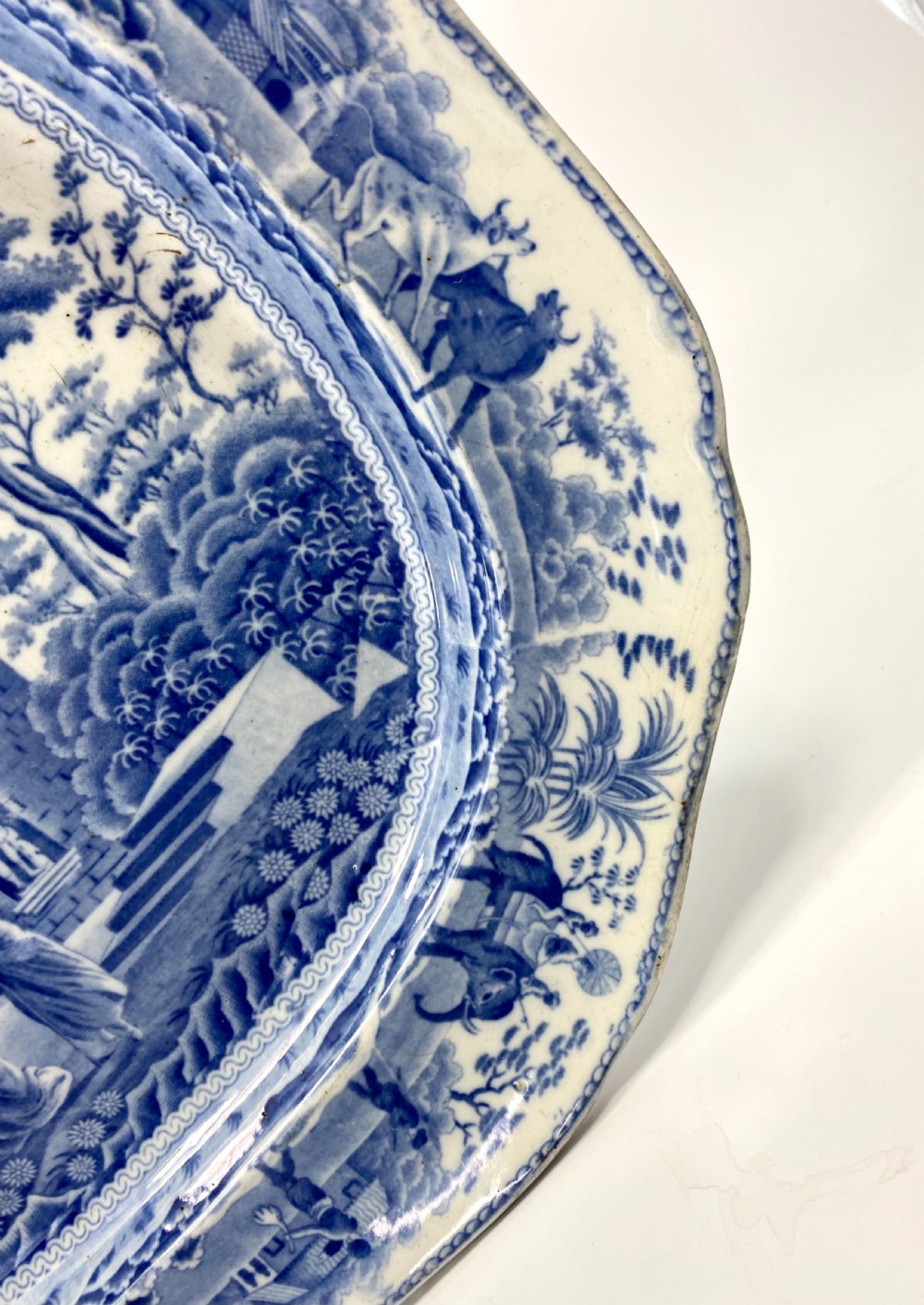 Spode ‘Caramanian’ meat plate, c. 1815. View VIII