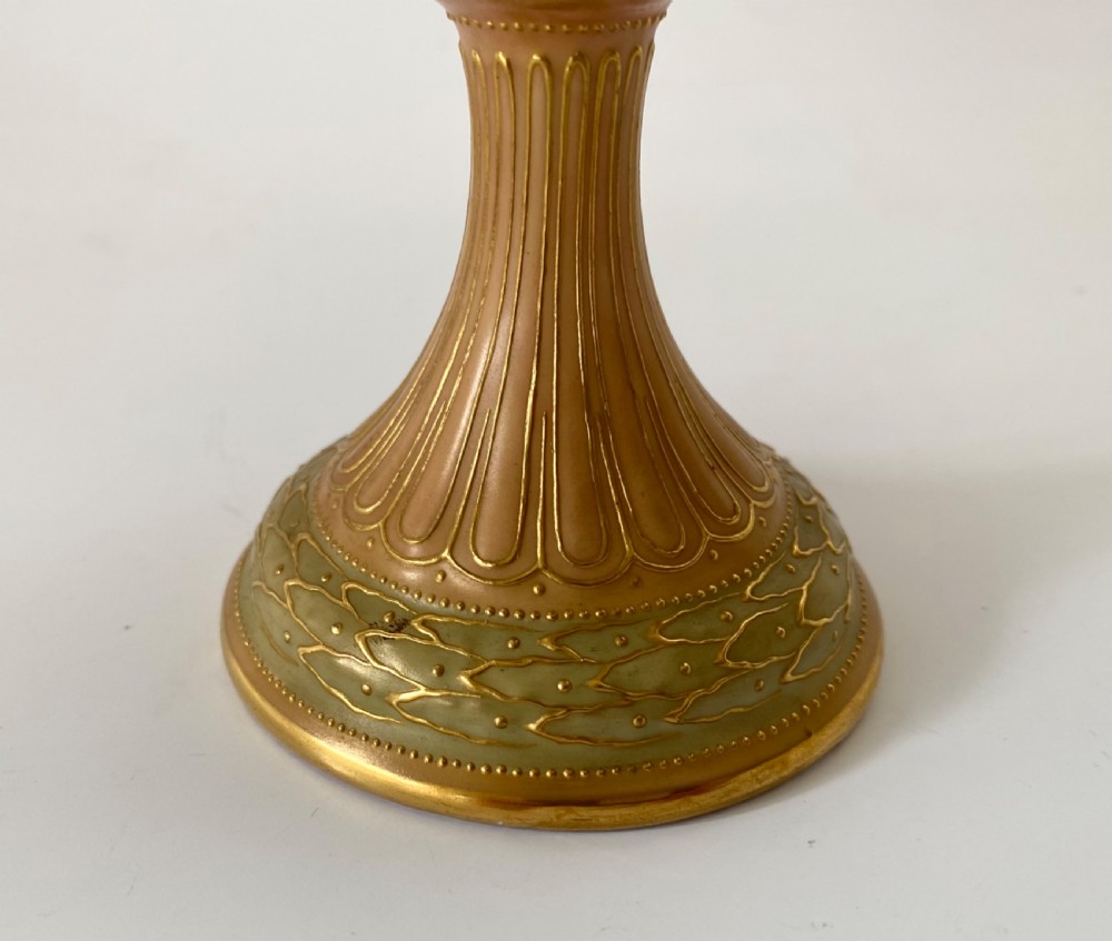 Royal Doulton vase and cover. J.H. Plant, c. 1900. View III