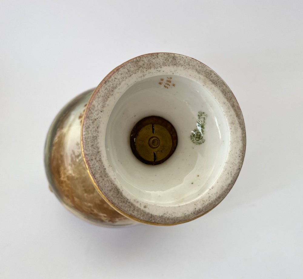 Royal Doulton vase and cover. J.H. Plant, c. 1900. View V