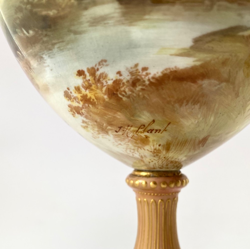 Royal Doulton vase and cover. J.H. Plant, c. 1900. View VIII