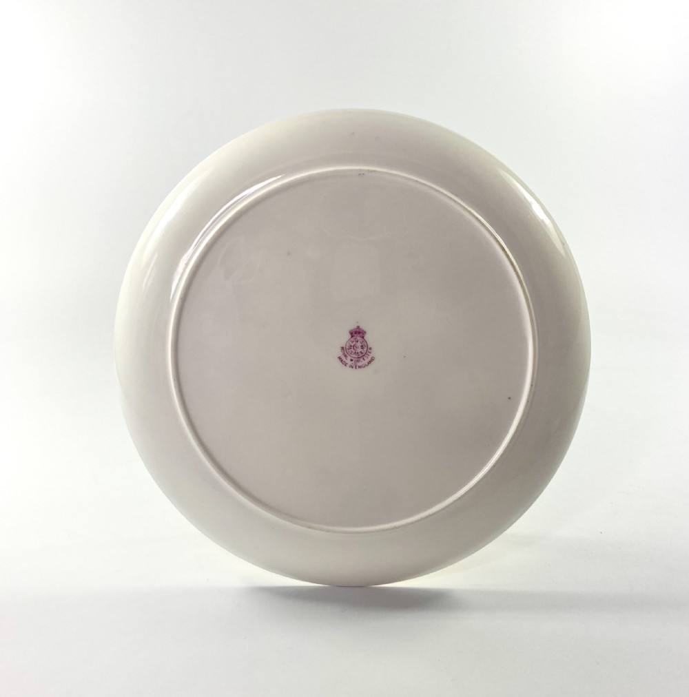 Royal Worcester porcelain Fruit plate. Harry Ayrton, dated 1933. View VII