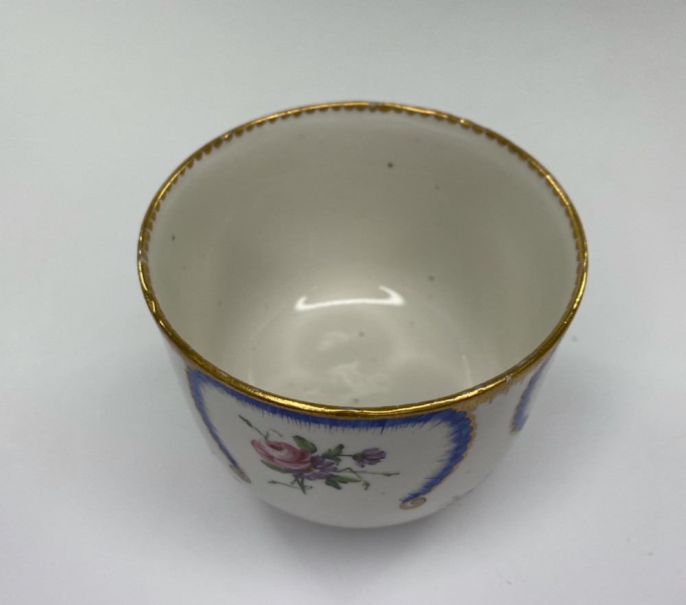 Sevres porcelain sucrier and cover, dated 1783. View VIII