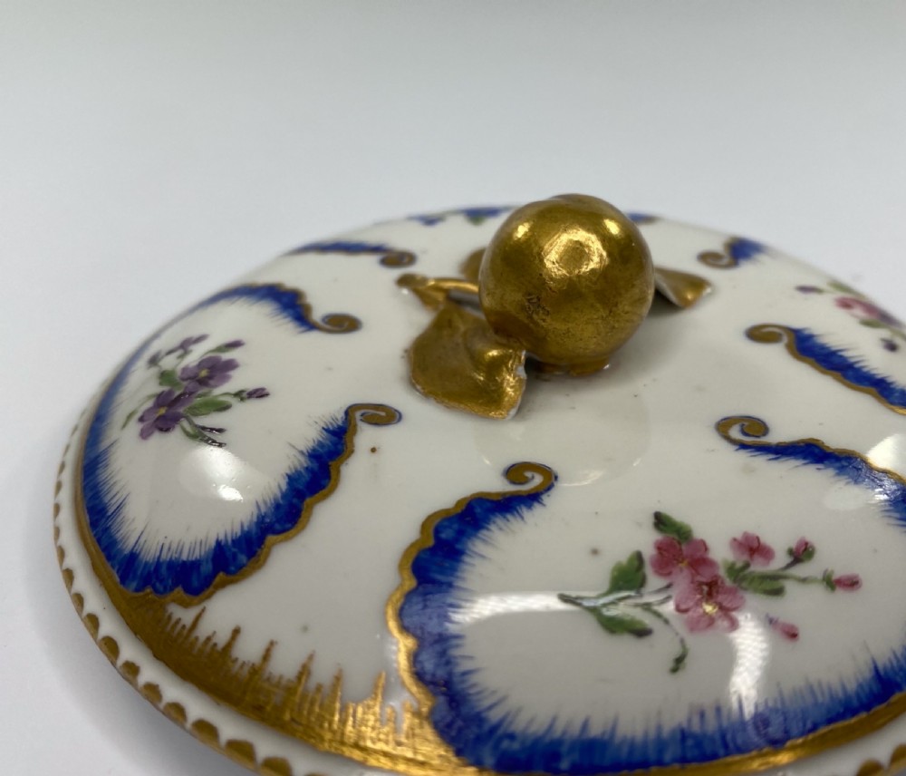 Sevres porcelain sucrier and cover, dated 1783. View XI