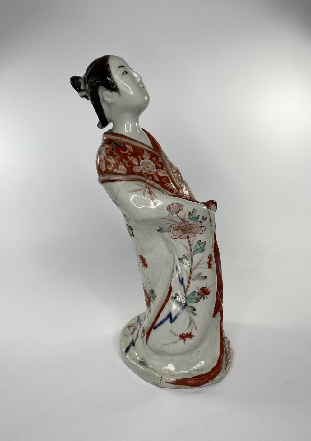 Japanese Imari Bijin. Arita, c. 1690. Edo Period. View IV