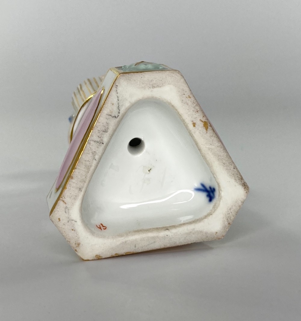 Meissen porcelain Putti, after Acier, c. 1870. View VII